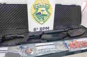 Guaraniaçu - Homem preso com armas durante cumprimento de mandado